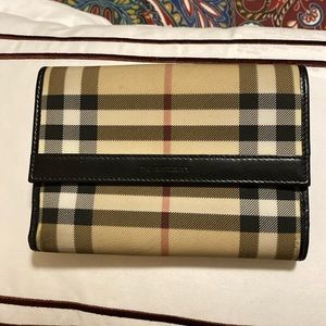 Authentic Burberry Wallet